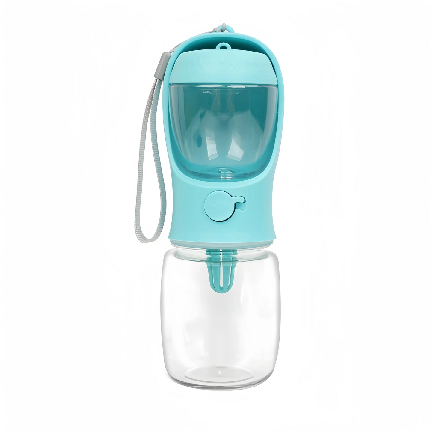 Gourde pour Chien et Chat 2 en 1 — Bouteille d’Eau Portable avec Distributeur de Croquettes pour Balades